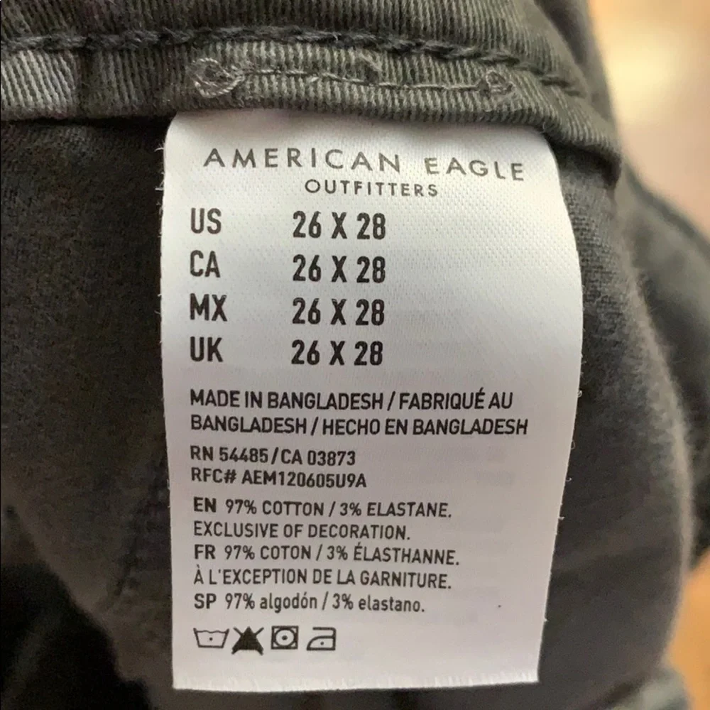 Men’s American eagle gray skinny jeans￼ - Picture 4 of 4